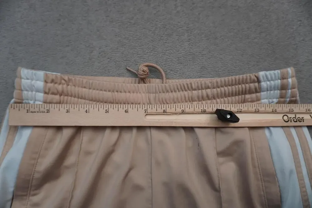 Adidas Originals Pants Mens Medium 30x30 Beige Adibreak Snap Track Tear Away